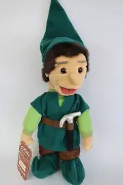 Retired Vintage Folkmanis Folktails Elf Puppet Plush 16" Gnome Skillywidden