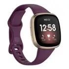 PURPLE Silicone Band Strap For Fitbit Versa 3, Versa 4, Sense, Sense 2 Large Siz
