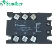 Scnulber three-phase solid state relay TSR-10DA 480VAC 10A DC control AC
