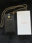 Chanel GWP/Novelty Black Coco Crush Phone and Card Case - Detachable Strap NIB