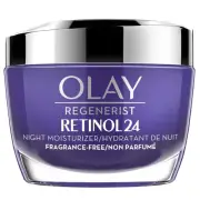 Olay Regenerist Retinol 24 Night Moisturizer Cream, Fragrance Free, 1.7 Fl Oz