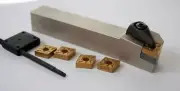 Rigid Clamp Glanze GCLNL Industrial LatheTurning Tool with 5 Inserts 20 mm Shank