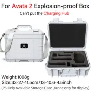 Waterproof Box Hard Shell Carrying Case Explosion-Proof Suitcase For DJI Avata 2