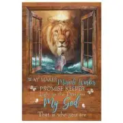 Way maker wall art, Jesus the Lion of Judah Poster No Frame Print Wall Art Decor