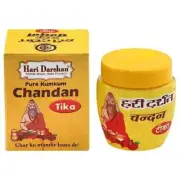 40 Gms Hari Darshan pure kumkum Chandan Tika Sandalwood Wet Paste Forehead Puja