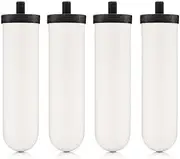 British Berkefeld 7" Ultra Sterasyl Ceramic Gravity Filter Cartridge |4 Pack| Reduces Contaminants | Suitable for All Gravity Cans | Improves Taste & Odour | NSF Certified Candle Element
