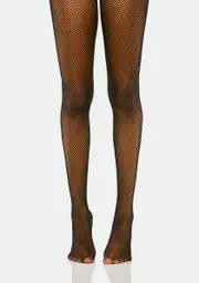 [Demonia] Black Fishnet Tights
