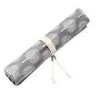 20 Slots Artist Paint Brushes Case Roll Up Pen Canvas Pouch Bag 16