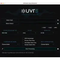 在飛比找蝦皮購物優惠-【專業軟體】UVR5 MAC/m1 intel版伴奏消音軟件