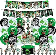 Basketball Party Decorations,Birthday Supplies For Basketball Includes Banner - Cake Topper 12 Cupcake Toppers 18 Balloons