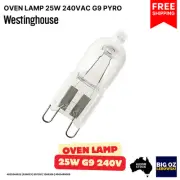 Halogen Lamp 25W 240VAC G9 for Westinghouse WFG612SCNG Oven | Free Postage · OEM
