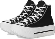 [Converse] Chuck Taylor All Star Lift Double Stack Platform Hi Code A12975C Black, Black, 39 EU