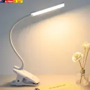 LED Reading Light with Clip USB Rechargeable Book Lights, Eye Protection 24 Leds