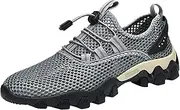 [Generic] Mens Ignite Vi Slide Sandal Mesh Shoes Sports Casual Shoes Men's Hiking Shoes Tourism Hiking Shoes Rip And Dip Slides for Men