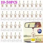 Hanging Car Air Freshener Diffuser Bottles Empty Glass Perfume Bottle Ornament