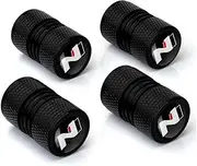 Car Wheel Tire Valve Stem Caps Tire Air Caps Cover Compatible with Elantra i20 i30 Tucson Kona Sonata Kona N line and More