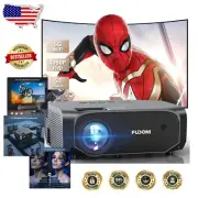 Portable 1080P Projector with Bluetooth 5.1 & 5G WiFi for Stunning Home Theaters