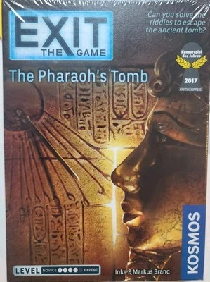 Exit The Game: The Pharaoh’s Tomb 2017 Kosmos Card Game FACTORY SEALED