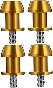 LALADEFIEE Motorcycle Swing Arm Spools Set 4pcs Precision Sliders Stand Screws Accessory for Motorbike
