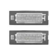 Car LED License Plate Light 71734797 71771501 for Panda Type 169 2003-2012 312/319 2012+ Car Number Plate Lamp As Shown