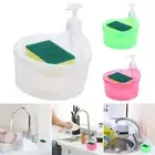 1000ml Capacity Soap Dispenser Hand Sanitizer for Kitchen with Sponge Holder