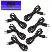 6 10FT 3.5MM MALE JACK AUX STEREO CABLE CORD IPAD IPHONE IPOD TOUCH MP3 CD BLACK