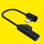 Premium Real 2in1 Type-C to 3.5mm Audio Adapter for Samsung Galaxy A02s SM-A025V