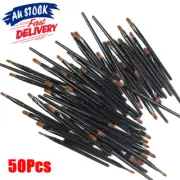 50Pcs Disposable Lip Brushes Makeup Lipstick Lip Gloss Wands Applicator