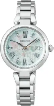 SEIKO SSQW089 LUKIA Grow FEILER Collaboration Limited Titanium Radio Solar Watch