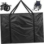 EXAOMBLE Folding Wheelchair Bag Lightweight Portable Storage Tote for Outdoor Travel Durable Design User Friendly Protection Compact