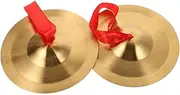 Milisten 1 Pair Mini Alloy Hand Cymbals Crash Cymbals for Adults for Dance Parties and Educational Use Material for Crisp Sound Quality