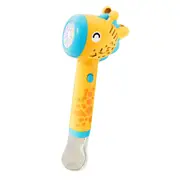Electric Giraffe Bubble Maker Wand with Light 10 Holes Cartoon Animal Kids Handheld Automatic Bubble Blower Machine Toy Boys Girls Birthday Gift