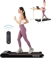 Hartwares Walking Pad Treadmill Under Desk Treadmill,Walking Pad Treadmills for Home Portable Treadmill with Remote Control,2.5HP Brushless Motorized Walking Treadmill,2 in 1 Treadmill for Home Office