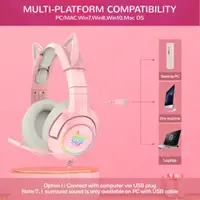在飛比找蝦皮購物優惠-Onikuma K9 遊戲耳機適用於電腦 PC 遊戲有線耳機