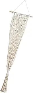 BCOATH 1pc Cat Litter Tassel Tapestry Kitten Treats Kitten Macrame Cat Swing Bed Cages Bell Kennel Cage Fence Pet Feeder Cordless Bed Linens Art Crafts Home Ornament Beige Cotton Rope