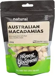 Honest to Goodness Australian Macadamias Raw, 250 Grams: Deliciously Creamy and fabulously Heart Healthy!! Perfect for Snacking or Adding to Any Dish.