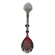 Gettysburg Cannon Crossed Flags Collectible Spoon