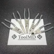Snap-on Tools USA NEW 5pc DARK TITANIUM Combo Plier & Cutter Lot Set LN47ACF