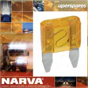 Narva Brand Blue Mini Blade Fuses 15 Amp 17mm x 11mm - Pack of 50