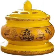 Electric Incense Burner Heater Porcelain Ceramic Censer for Home with Adjustable Timer 80-320 Degree C,Essential Oils Diffuser,Oil Burne,Home/Office/Bar Scentsy Warmer, WQQWQQ-8521