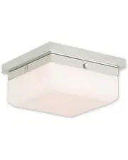 Livex Allure 2-Light PN Wall Sconce/Ceiling Mount