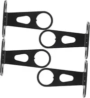 4Pcs Steel Bicycle Light Holder Sturdy Bike Front Lamp Bracket for Cycling Easy to Install Light Mount High Stability Design for Bikes Cost