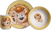 Ritzenhoff & Breker Happy Zoo Children's Crockery Set 3-Piece Leo Lion