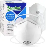 Benehal MS6115L N95 Mask NIOSH Approved Respirators (5 Boxes of 20) 100 Pack