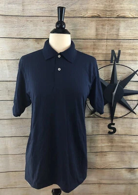 Hanes Men's Ecosmart Jersey Polo Shirt Size Small