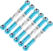 HOOTNEE Fit 6pcs 71mm Aluminum Turnbuckle Rod Linkage for RC Trucks Machined for Durability Easy Install Blue RC Car Rod Linkage