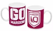 126660 QUEENSLAND QLD MAROONS STATE OF ORIGIN SOO NRL CERAMIC COFFEE TEA MUG
