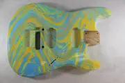 Multicolor HxH OFR Floyd Rose Strat Stratocaster body Fits Fender neck J1082