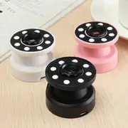 XJ-08 Clip-on 0.65X Wide Angle Fish Eyes Lens Selfie Fill light 8 LED Bulbs for Iphone Samsung 24 BLACK