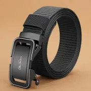 Fashion Men's Belt Men’s Designer Belts Alloy Automatic Buckle Canvas Belt